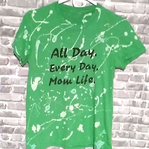 grunge bleach mod mom life tshirt - Picture 5 of 9